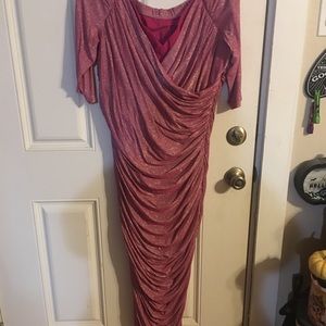 Pinupgirlclothing pink lurex Monica sz 3X unicorn